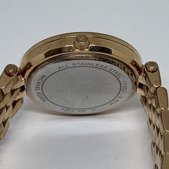 Michael Kors Mini Darci Mk3366 Women Stainless Steel Analog Dial Wrist Watch PB7 - Picture 6 of 8